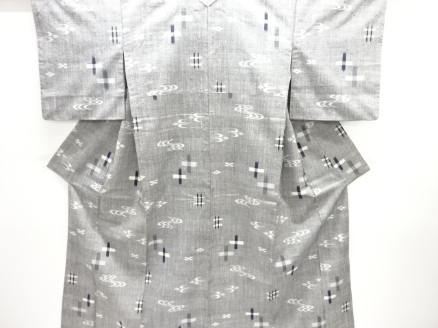 Japanese Kimono / Tsumugi Omeshi Silk